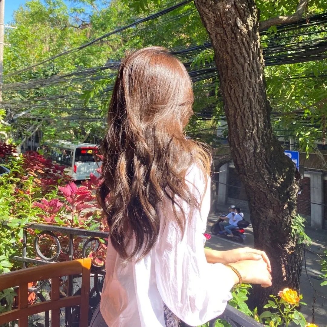 冬天的女子